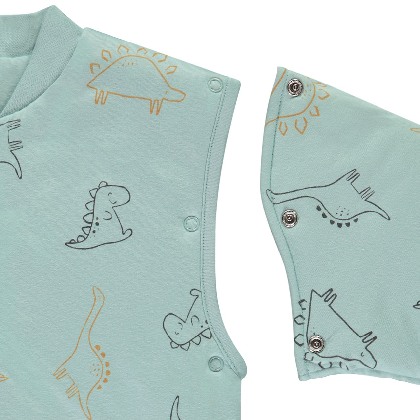 Pelele estampado con mangas desmontables para bebé niño 