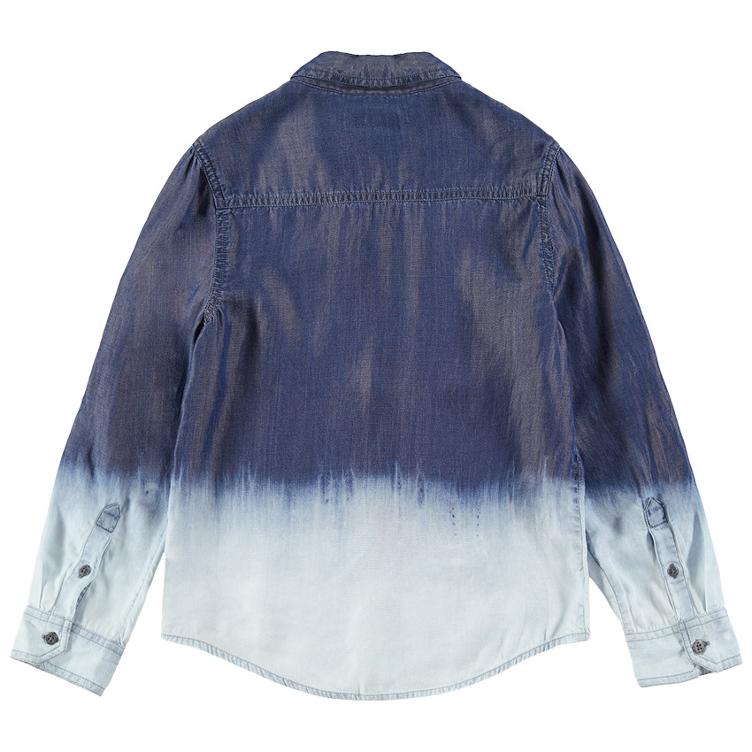 Júnior - Camisa de manga larga con efecto tie and dye y bolsillo  Additional Júnior - Camisa de manga larga con efecto tie and dye y bolsillo