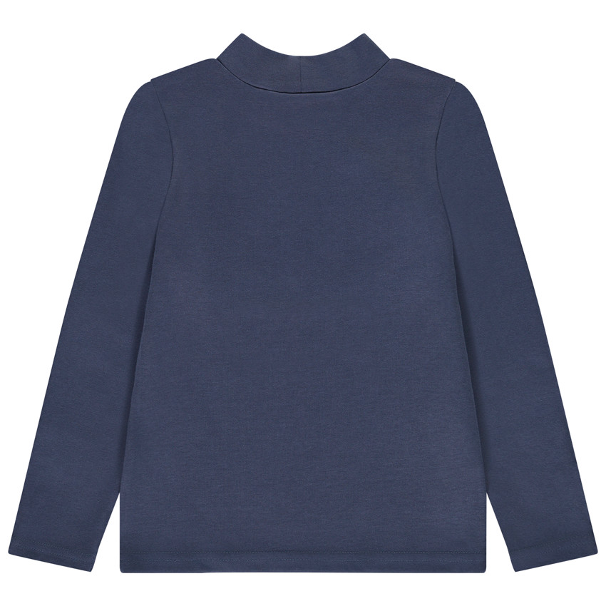 Sudadera de niño con cuello alto y estampado fantasía 