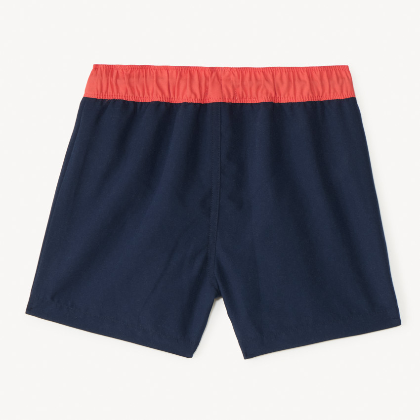 Bañador bicolor con estampado para niño 