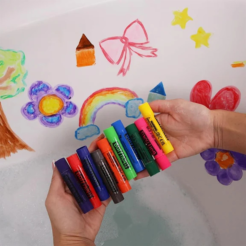 Juego para el baño 10 lápices Baff Paints  