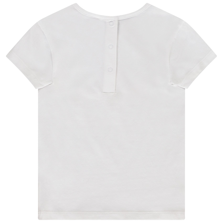 Camiseta de manga corta con motivo brillante para niña  Additional Camiseta de manga corta con motivo brillante para niña