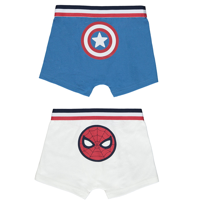 Pack 2 bóxers algodón motivos Marvel 