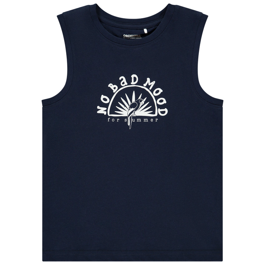 Camiseta sin mangas lisa con estampado fantasía para niño  Additional Camiseta sin mangas lisa con estampado fantasía para niño