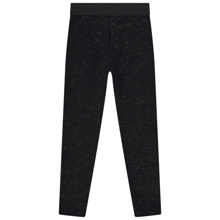 Leggings de punto milano con detalles de lúrex para niña 