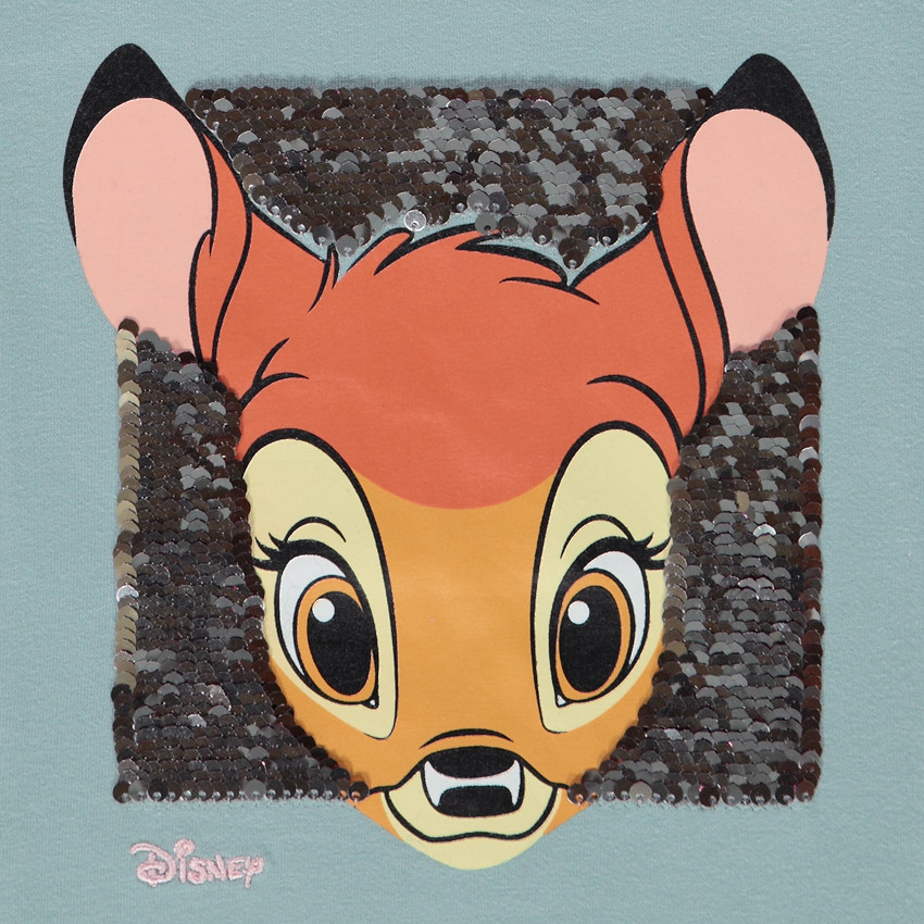 Camiseta de manga larga estampado Bambi Disney con lentejuelas mágicas Main Camiseta de manga larga estampado Bambi Disney con lentejuelas mágicas