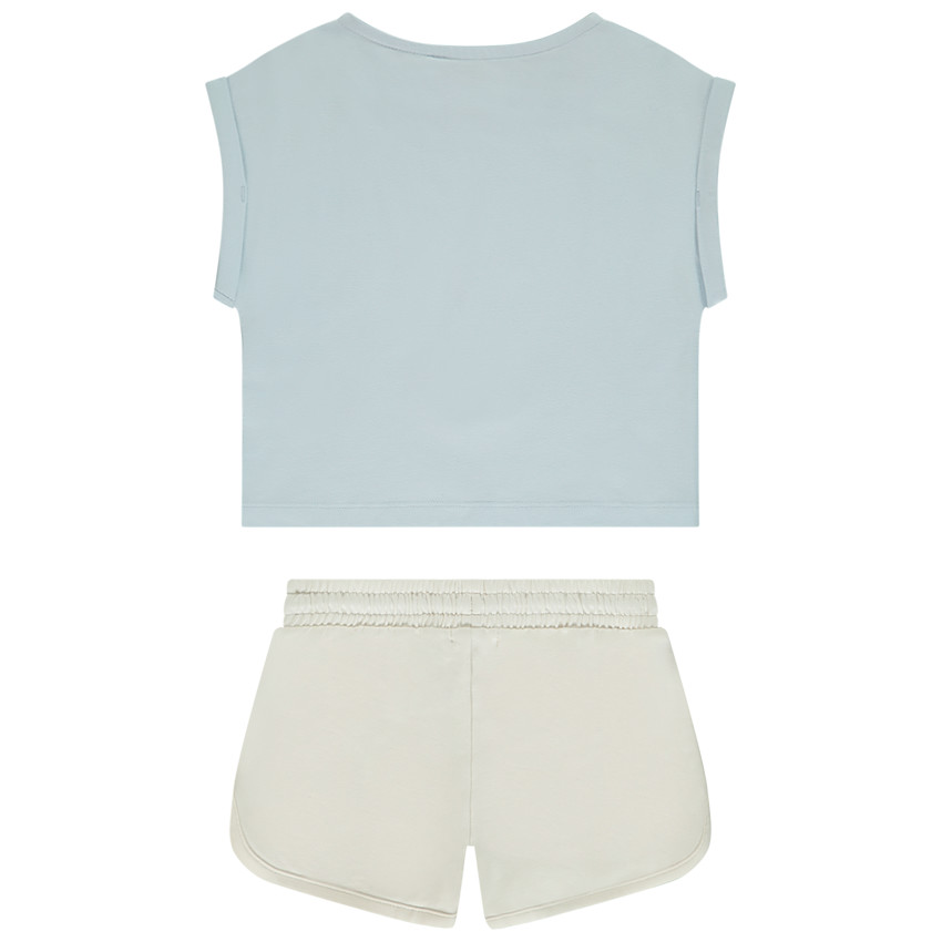 Conjunto de 2 piezas con mariposa de strass y cinta para niña 