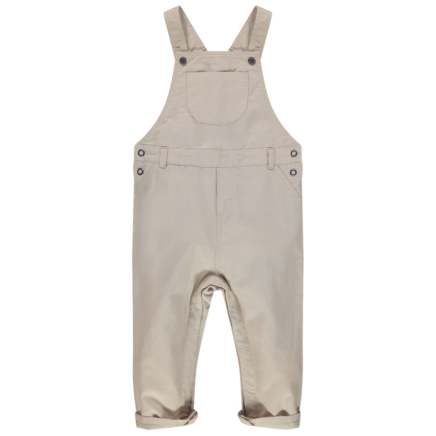 Peto largo de algodón beige  