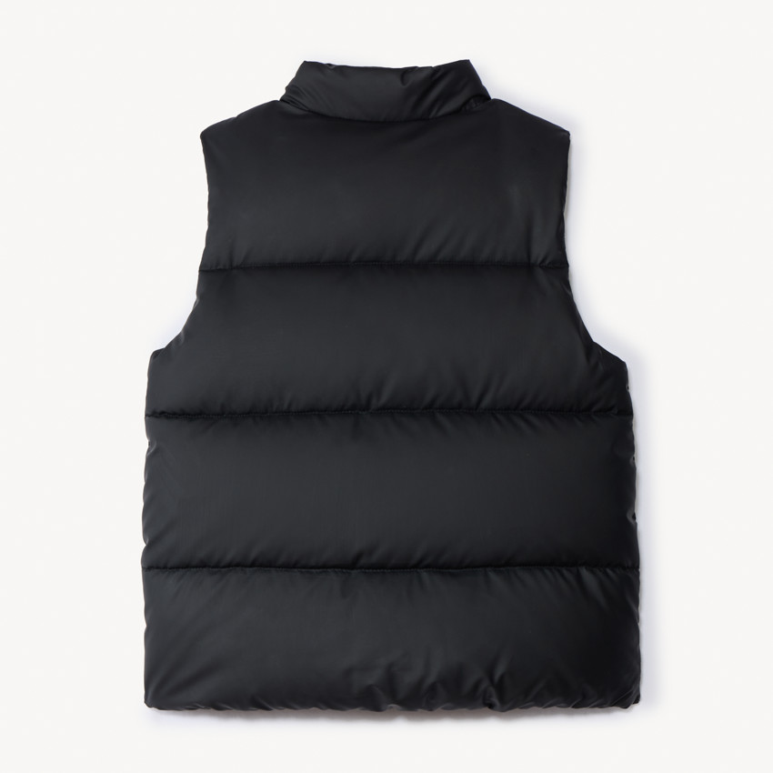 Chaleco sin mangas acolchado con efecto satinado para niña 