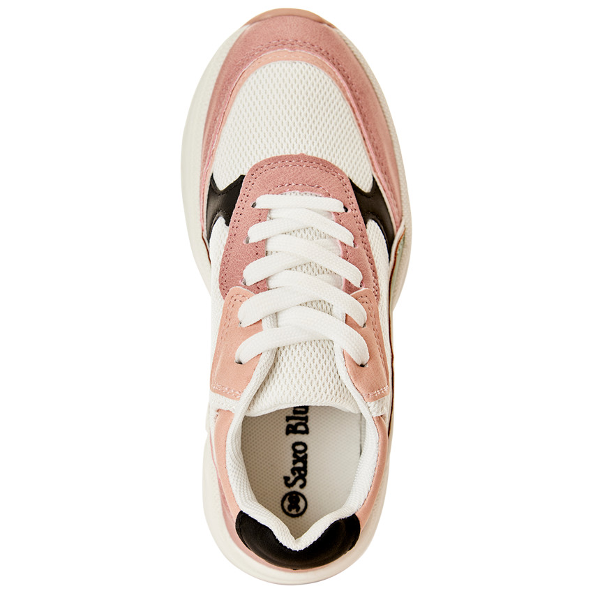 Zapatillas deportivas con detalles en contraste niña 