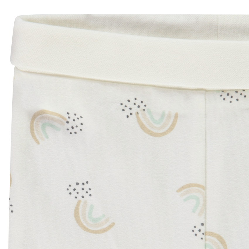 Conjunto de nacimiento 3 piezas estampado arcoíris para bebé 