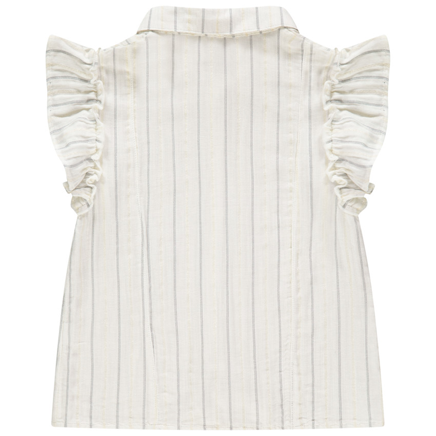 Chemisier rayé à manches volantées  Additional Chemisier rayé à manches volantées