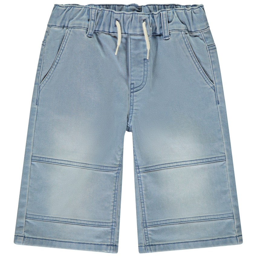 Bermudas efecto vaquero desgastado para niño 