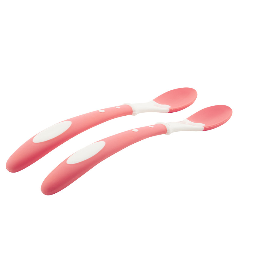 Lote de 2 cucharas termosensibles Rosa 