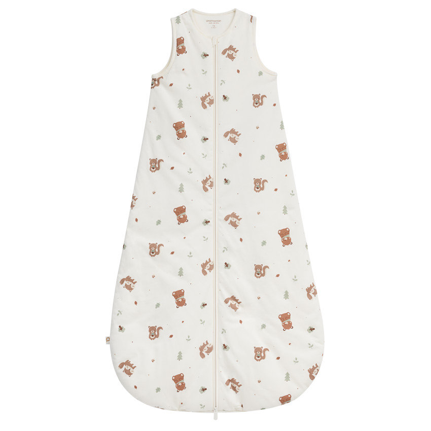 Pelele sin mangas TOG 3 de punto jersey con estampado de animales 18-36M colección "Roi des Forêts" écru 
