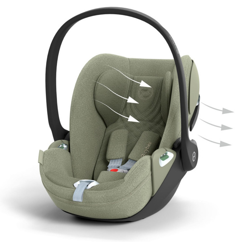 Siège-auto Bébé Cloud T I-Size Tissu Plus Sage Green 