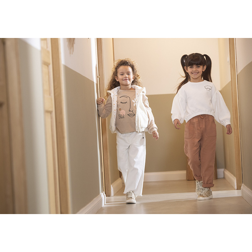 Chaleco de sherpa con capucha 