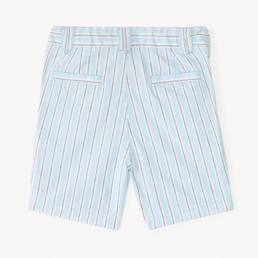 Bermudas de tela a rayas para bebé niño 