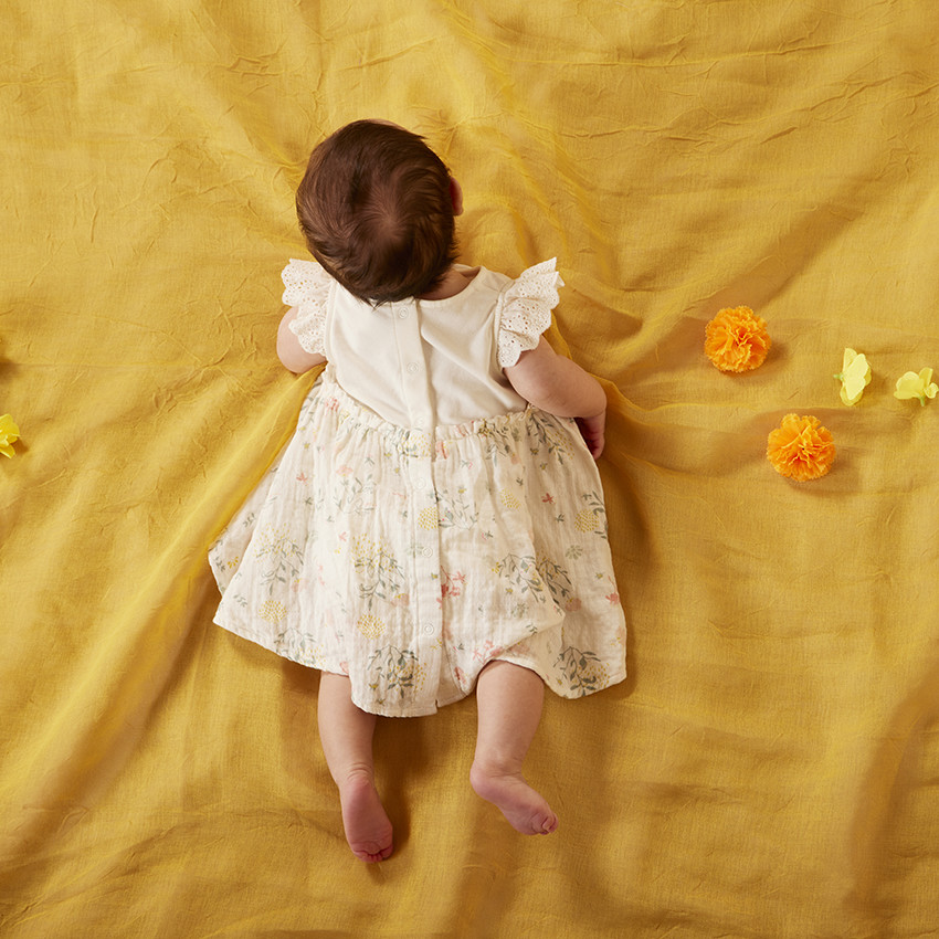 Conjunto 2 piezas estampado floral para bebé niña 