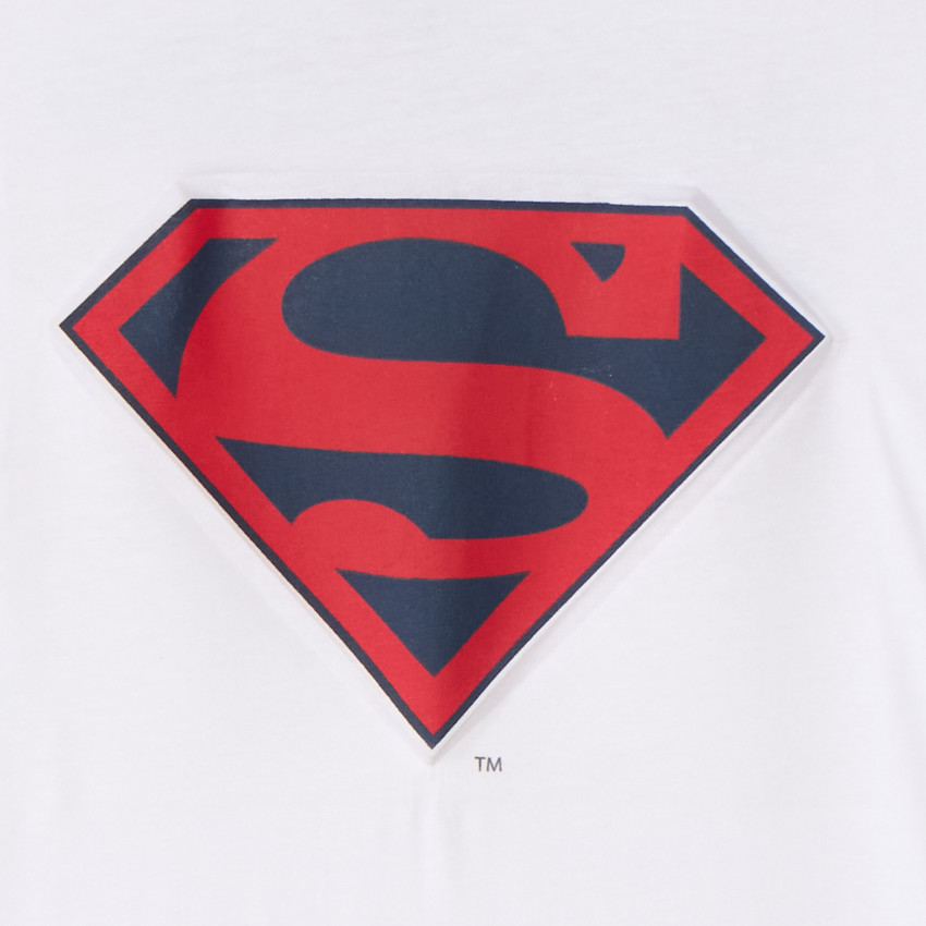 Camiseta de manga larga de Superman Warner en relieve para niño 