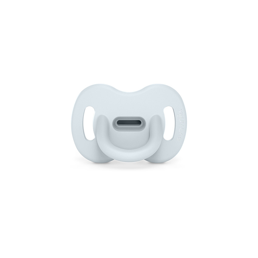 Chupete silicona fisiológico 6-18M Colour Essence Smoothie azul soft 