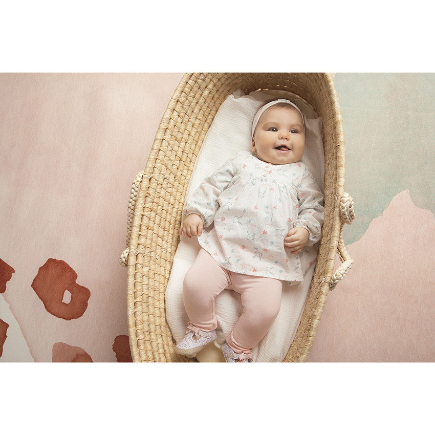 Diadema de jersey con estampado divertido para bebé niña 