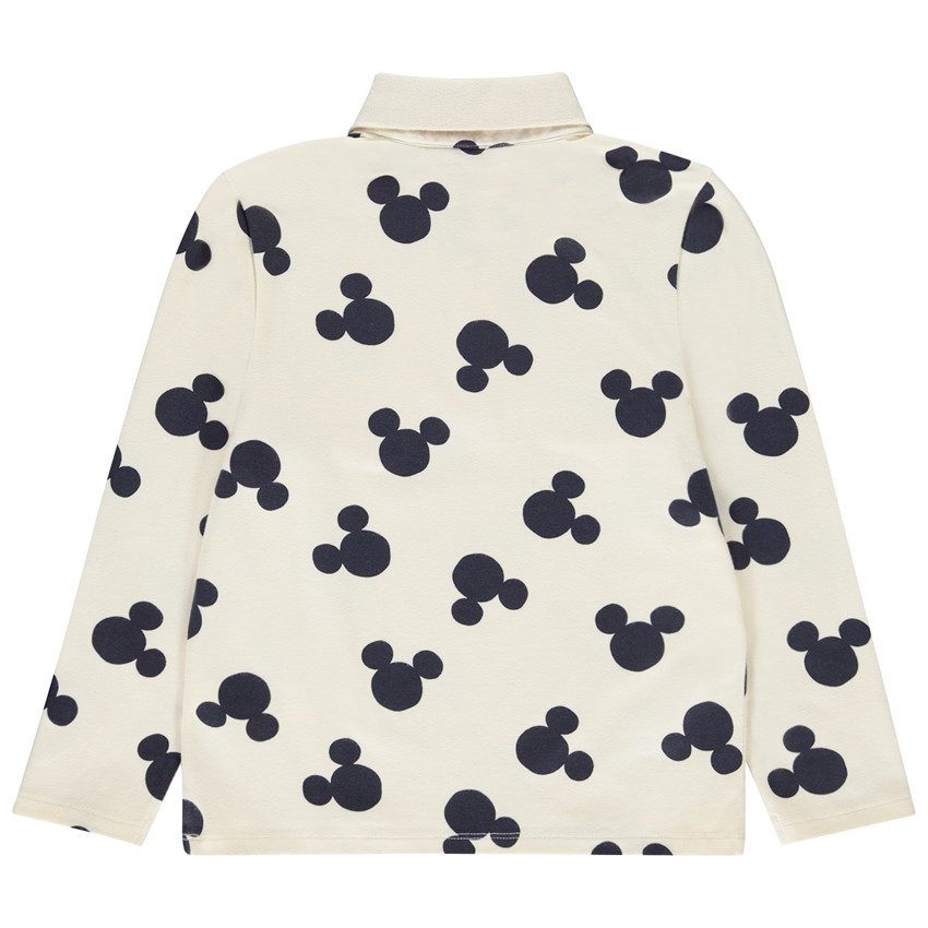 Polo de manga larga estampado Mickey Disney para niño 