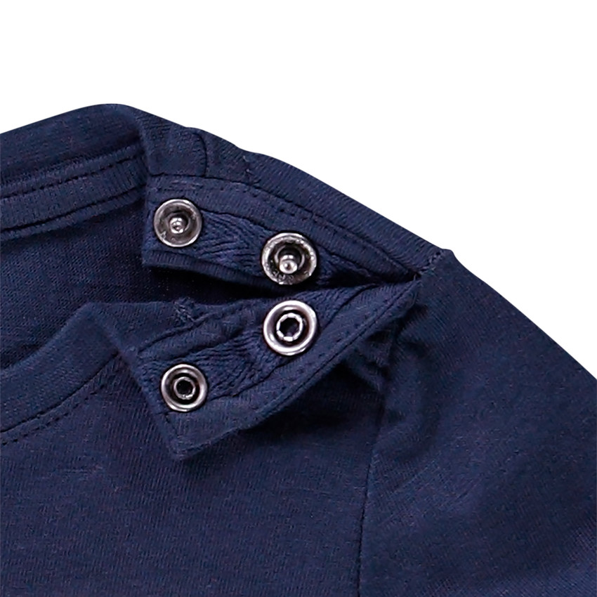 Ensemble t-shirt et bermuda à motif éléphant pour bébé garçon 