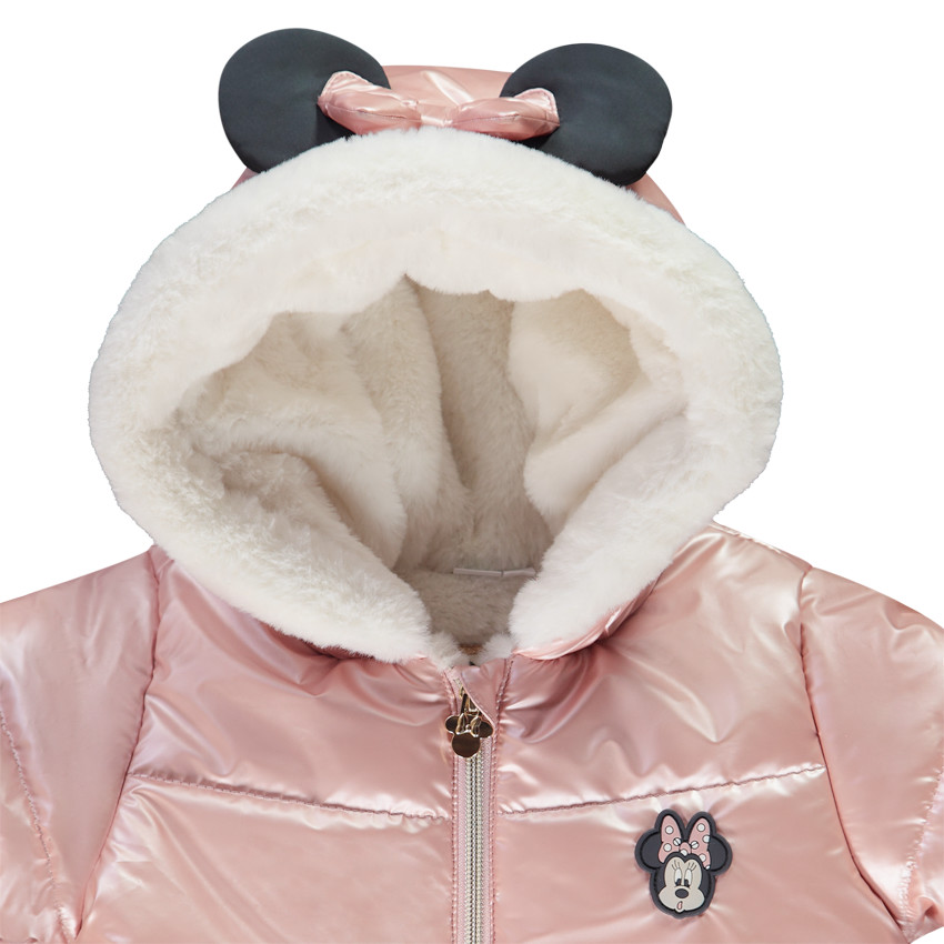Pelele metalizado Minnie Disney para bebé niña con acabados variados según la edad 