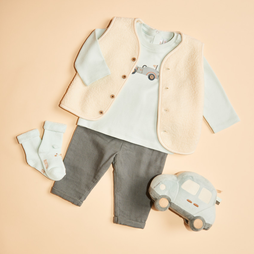 Conjunto largo de 3 piezas para bebé niño 