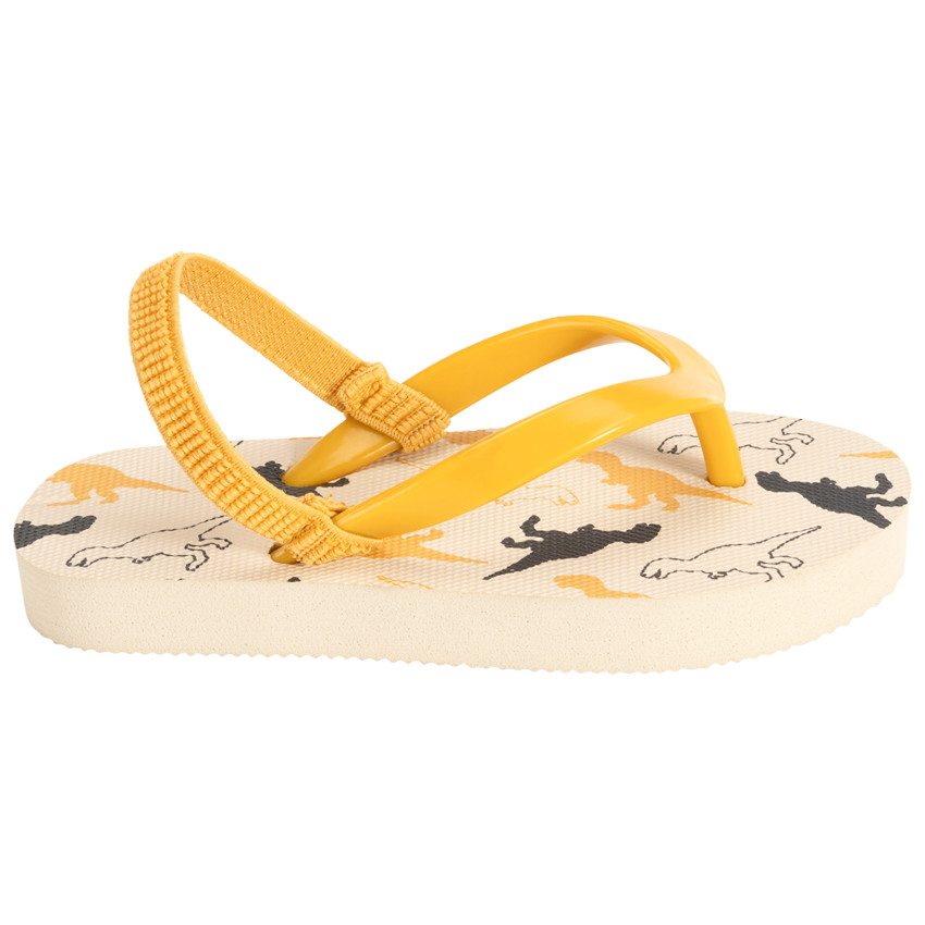 Chanclas estampado T-Rex para niño con tira según la edad 