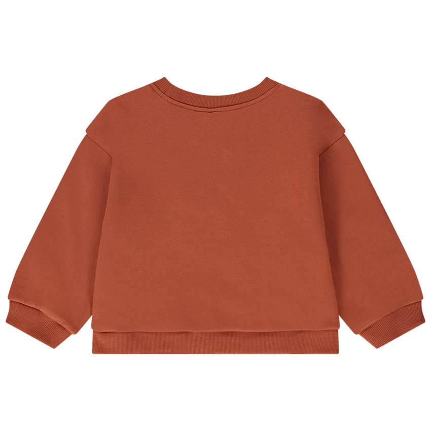 Sudadera oversize de felpa bordado skateboard para bebé niño 