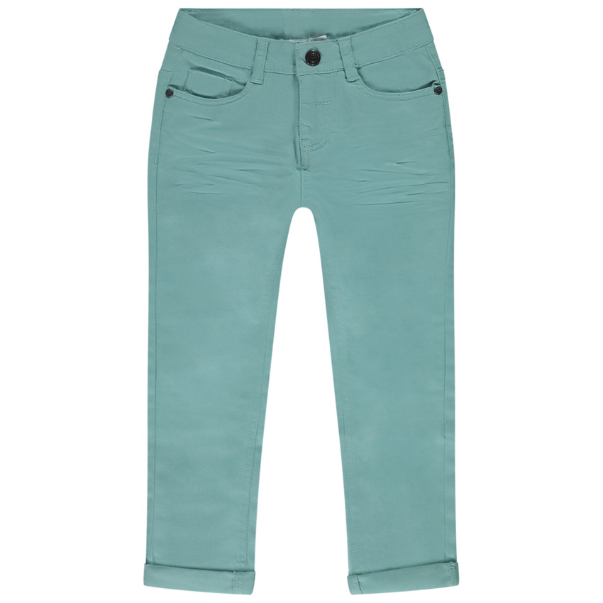 Pantalón slim de twill liso para niño 