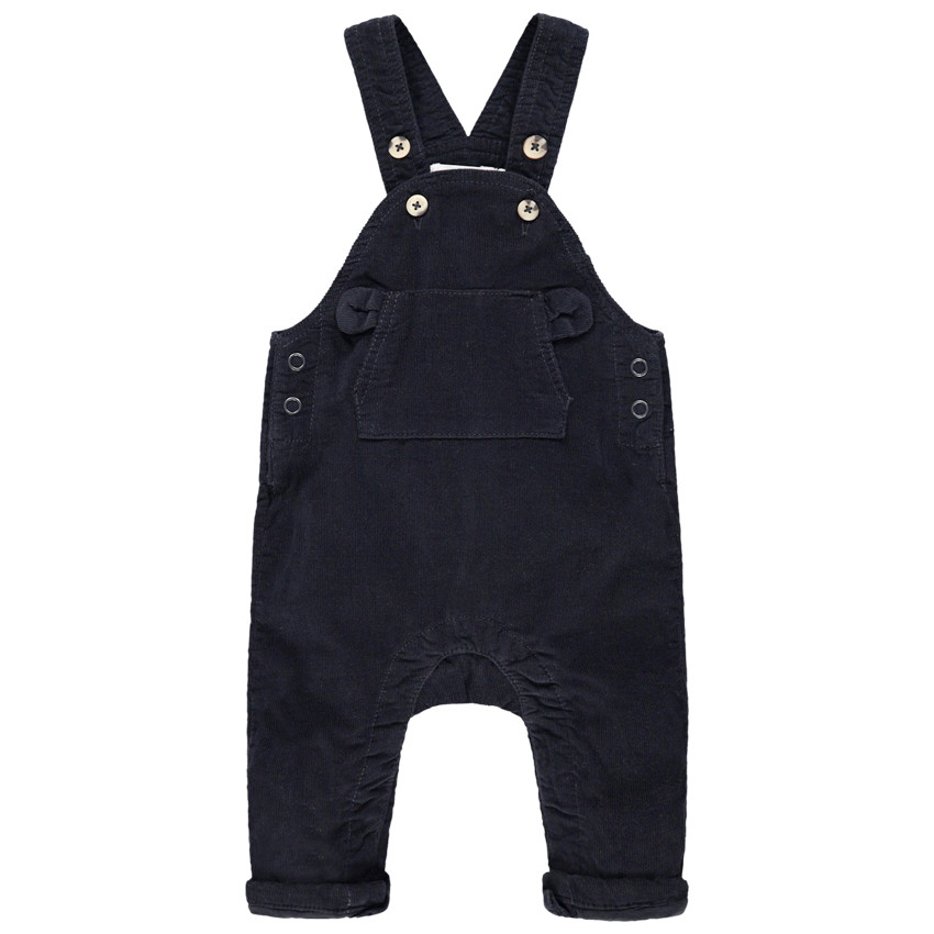 Pichi largo forrado de jersey con bolsillo canguro 