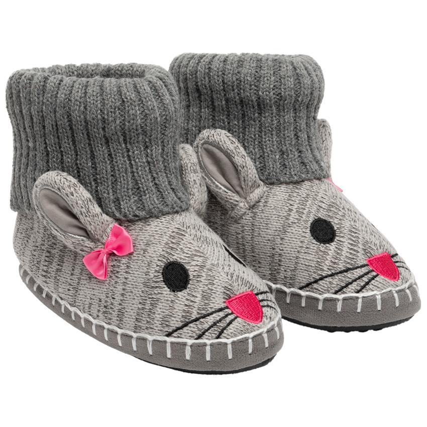 Pantuflas estilo botín ratoncillo 