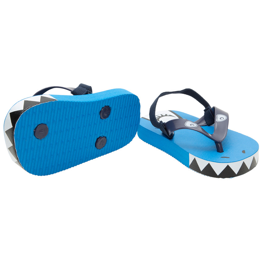 Chanclas estampadas de tiburón para bebé niño 