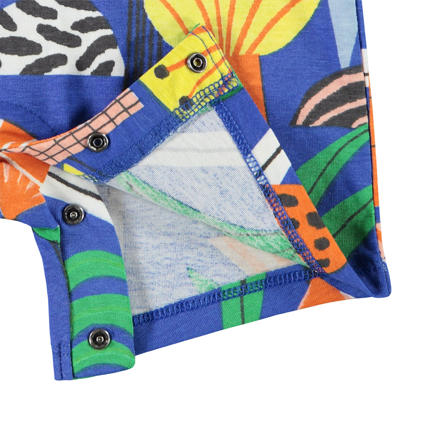 Pelele corto con estampado fantasía para bebé niño 