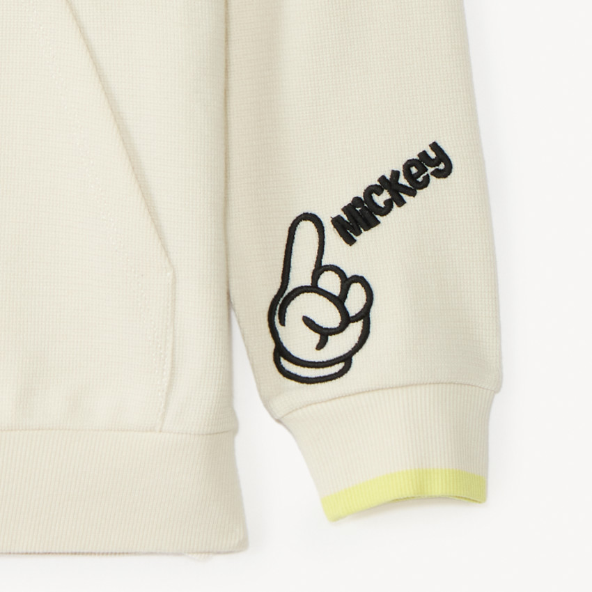 Sudadera con capucha de piqué Mickey Mouse para niño 