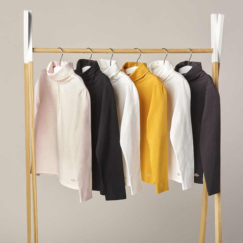 Pack de 2 jerseys de cuello alto niña 