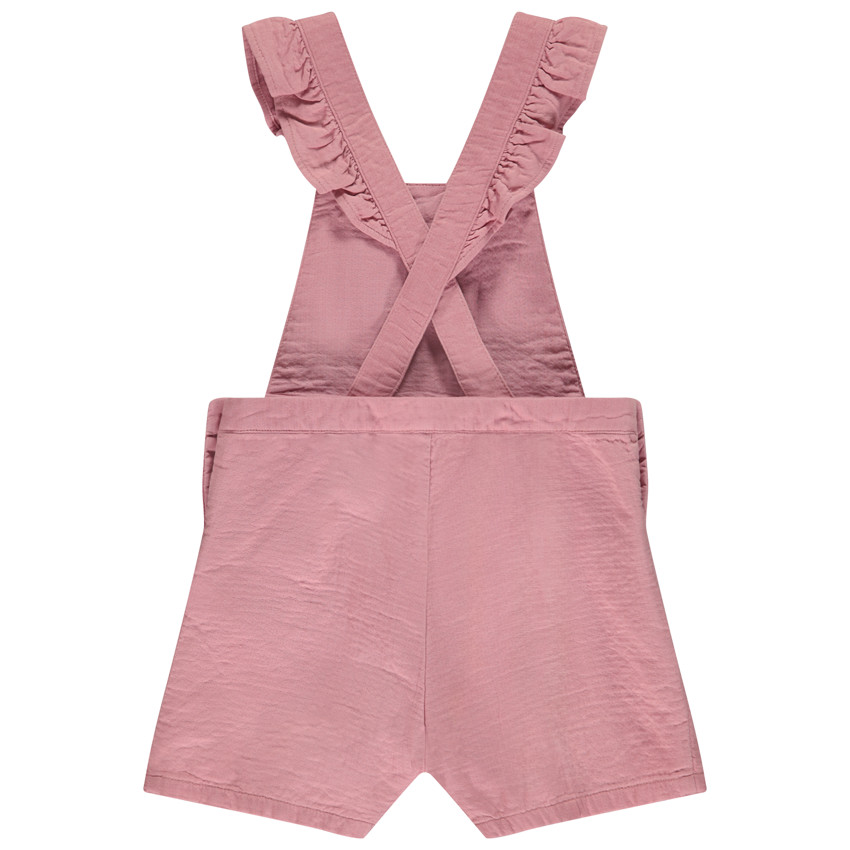 Pelele corto con volantes para niña bebé 