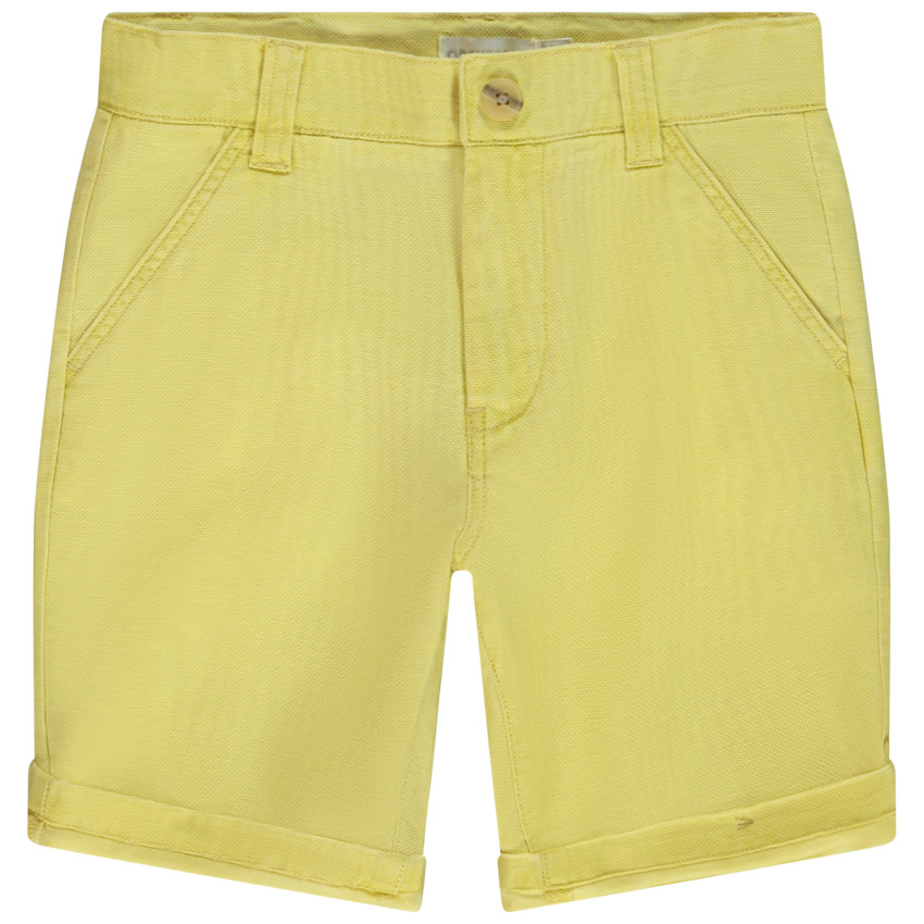 Bermudas lisas de tela para niño 