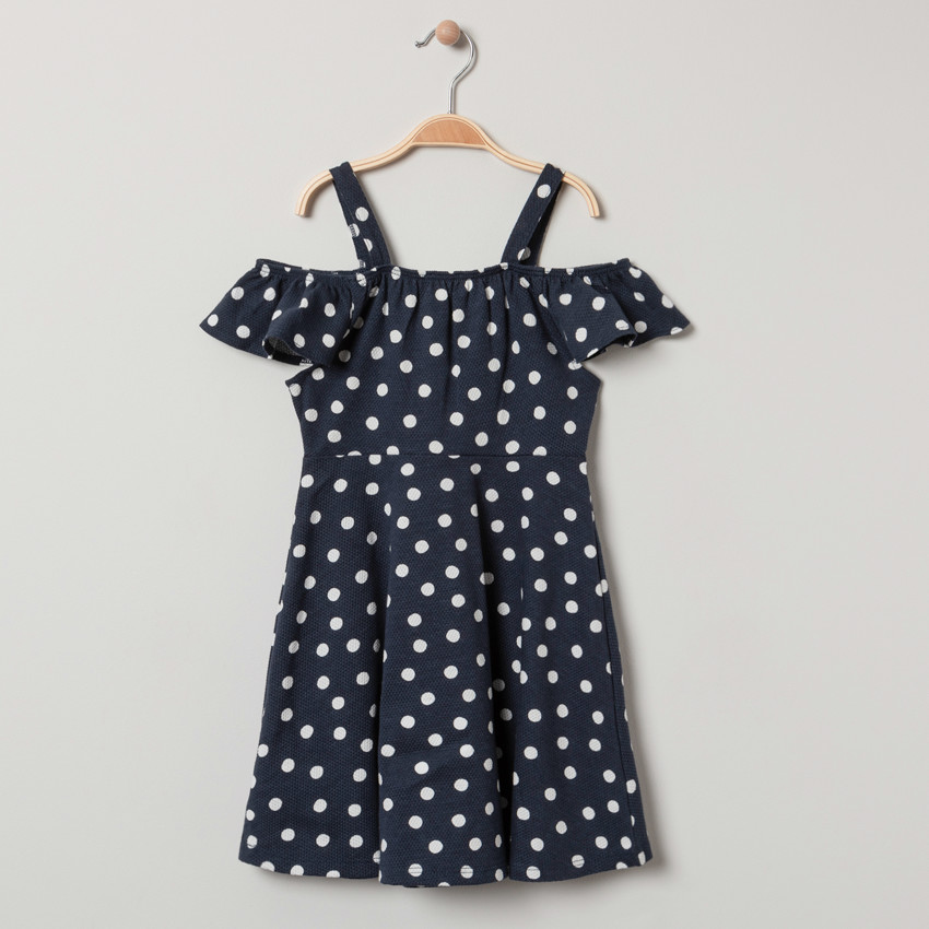 Vestido tirantes estampado lunares  Additional Vestido tirantes estampado lunares