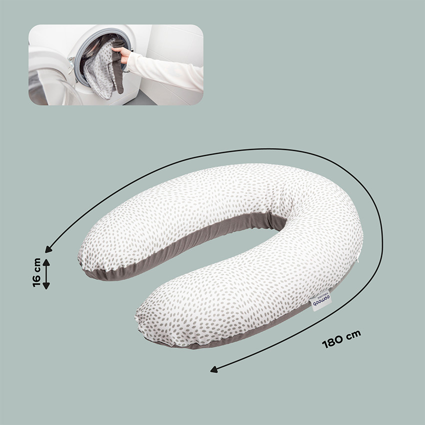 Cojín de maternidad Doomoo Buddy - Risotto Taupe 