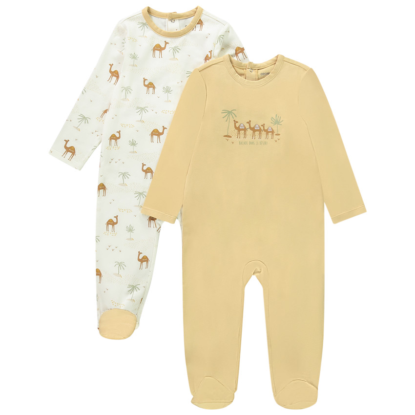 Lote de 2 peleles fantasía para bebé niño con apertura diferente según la edad  Additional Lote de 2 peleles fantasía para bebé niño con apertura diferente según la edad