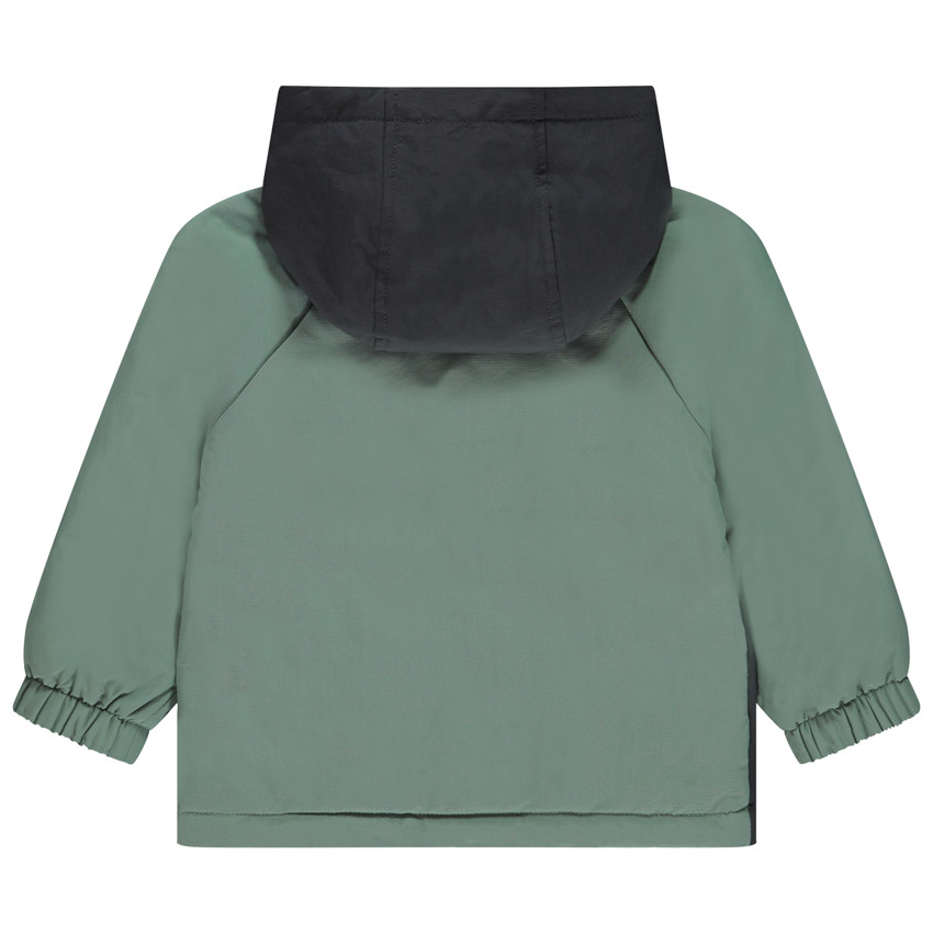 Chubasquero efecto color block forrado en polar para bebé niño 