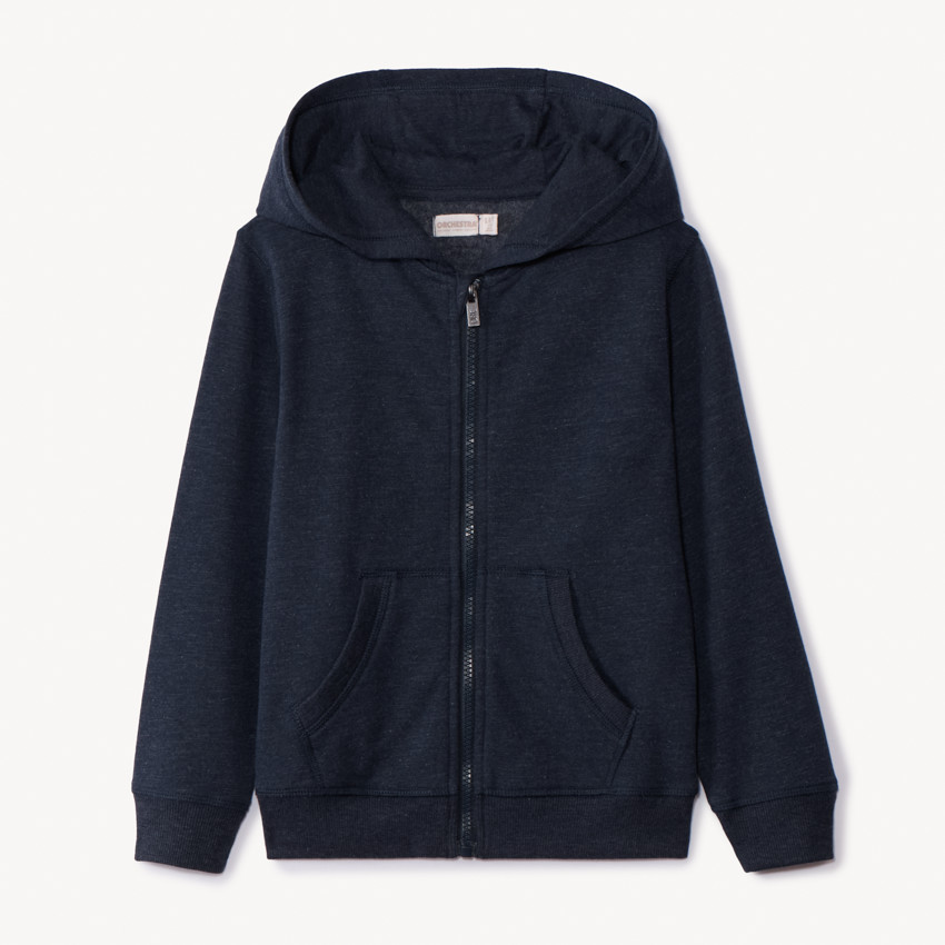 Sudadera con capucha de felpa lisa para niño  Additional Sudadera con capucha de felpa lisa para niño