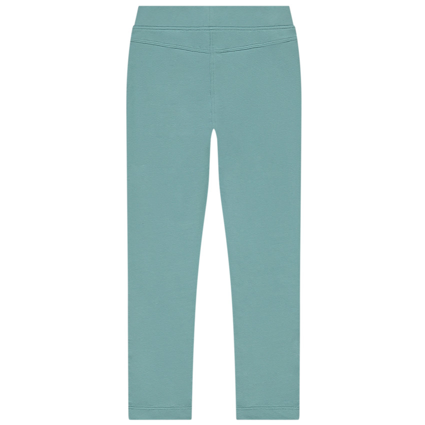 Jeggings de felpa lisa para niña 