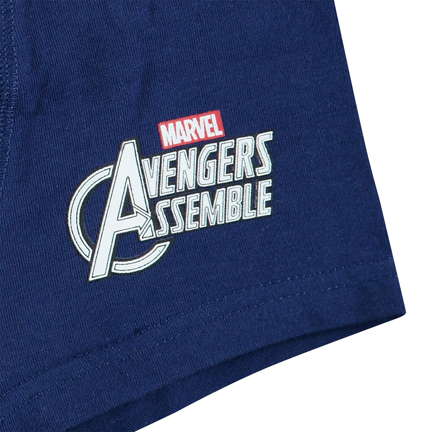 Lote de 2 boxers de color liso / con estampado all-over Avengers 