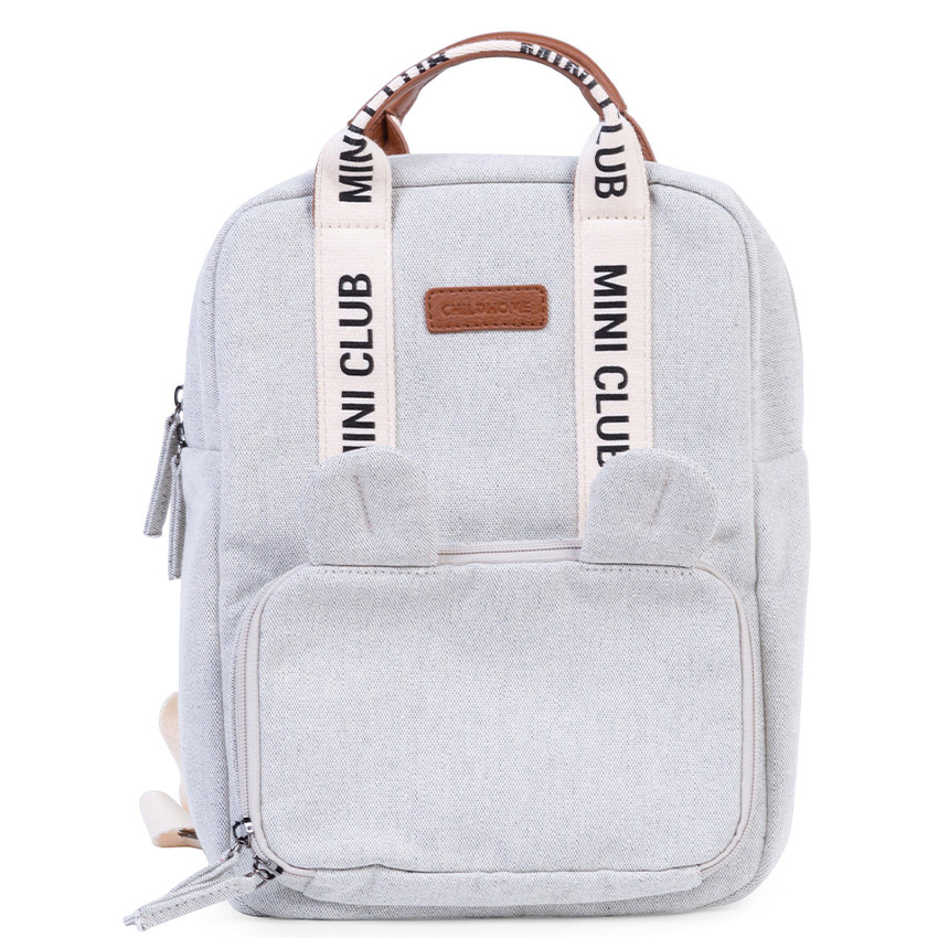 Sac à dos enfants Mini Club Signature Canvas Off White 