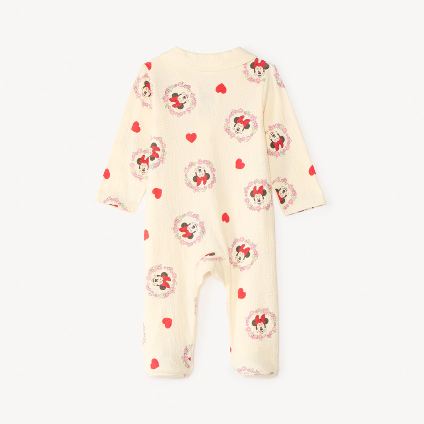 Pijama con cuello de putti Minnie Disney para niña. 